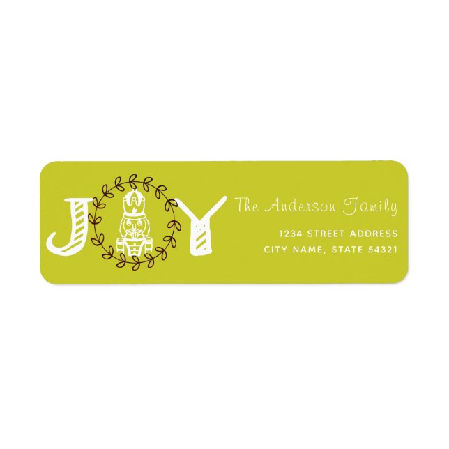 Nutcracker Label Green (Front)