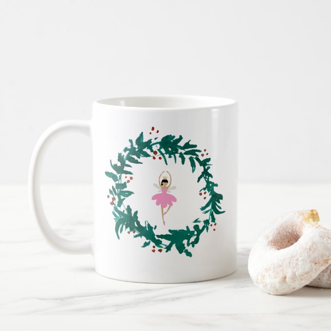 Nutcracker Let it Snow Christmas Coffee Mug (With Donut)