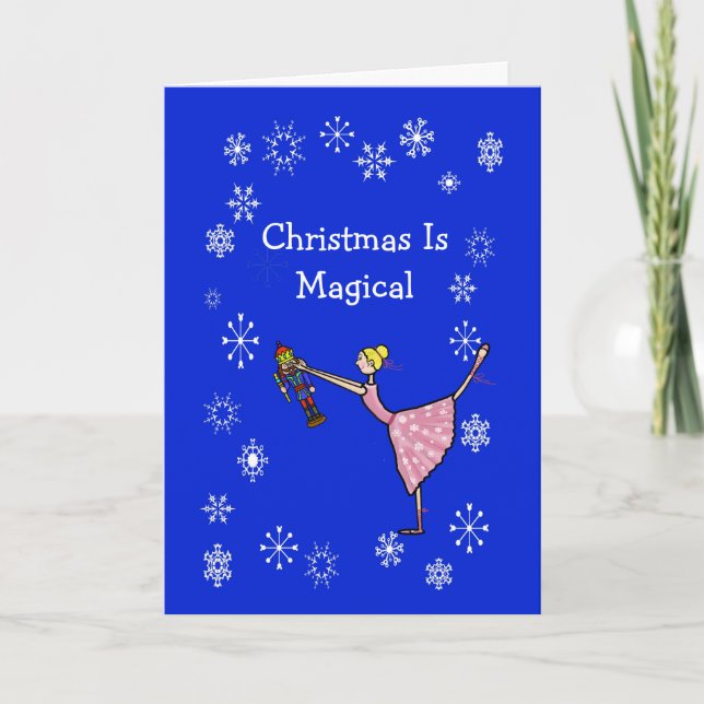 Nutcracker Magical Christmas Card (Front)