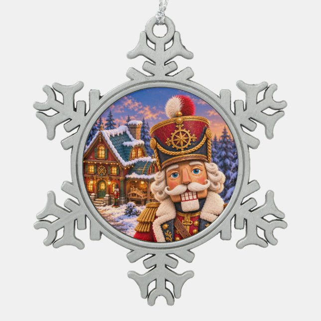 Nutcracker Master Snowflake Decoration – Frozen C (Front)
