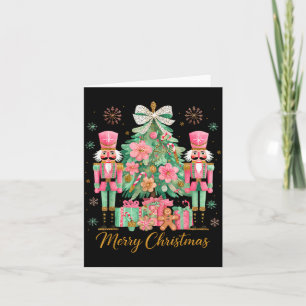 Nutcracker Merry Christmas Tree Ballet Dance Women Card