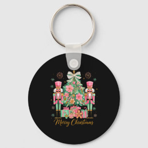 Nutcracker Merry Christmas Tree Ballet Dance Women Keychain