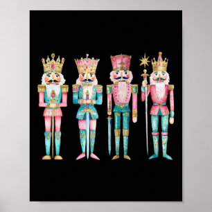 Nutcracker Merry Christmas Xmas Family Pyjamas Hol Poster