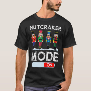Nutcracker Mode On Dance Ballet  Christmas Pyjamas T-Shirt