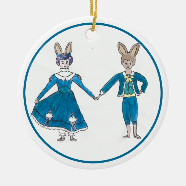 Nutcracker Mother Ginger Personalized Ornament (Front)