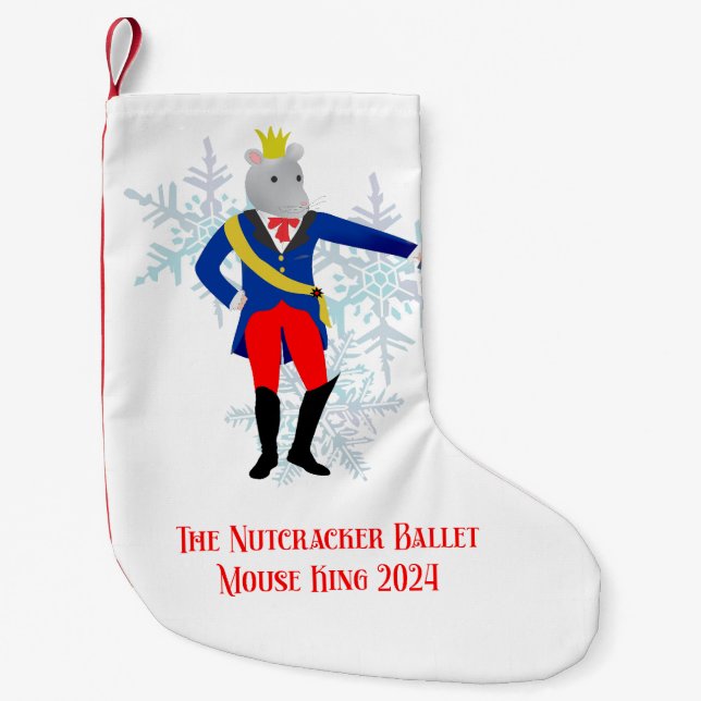 Nutcracker Mouse King Christmas Stocking (Front)
