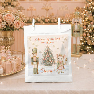 Nutcracker Mouse King Soldier Sweet One Birthday  Favour Bag