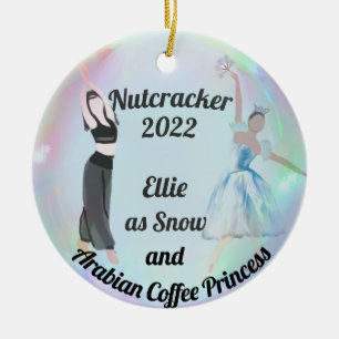 Nutcracker Ornament-Arabian and Snow  Ceramic Orna Ornament