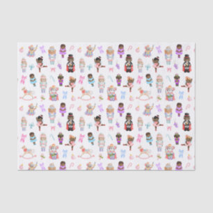 Nutcracker Pattern Christmas Tissue Paper