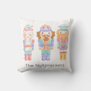 Nutcracker Pattern Throw Pillow