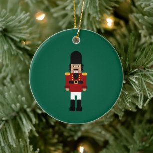 Nutcracker, Personalize Ceramic Ornament