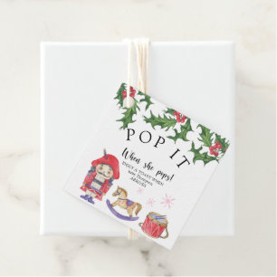Nutcracker - Pop it!  Favour Tags