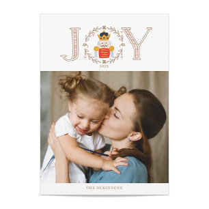 Nutcracker Prince Holiday Photo Card