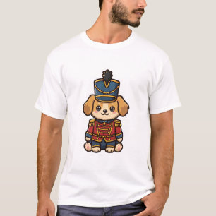 Nutcracker Puppy Christmas T-Shirt