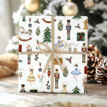 Nutcracker red gold ballerina birthday party wrapping paper<br><div class="desc">Nutcracker red gold ballerina birthday party Wrapping Paper
Matching items are available.</div>