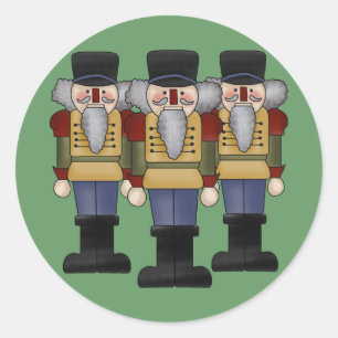 Nutcracker Round Stickers