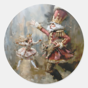 Nutcracker - Round Stickers for Stationery
