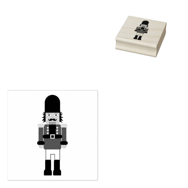 Nutcracker Rubber Stamp (Stamped)
