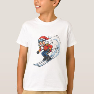 Nutcracker Skier Christmas 2026 Holiday Skiing T-Shirt