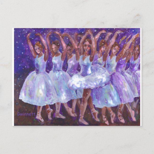 Nutcracker Snow Queen Postcard (Front)
