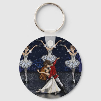 Nutcracker Snowflakes Keychain