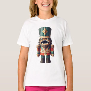 Nutcracker Soldier Christmas Monster crafts art  T-Shirt