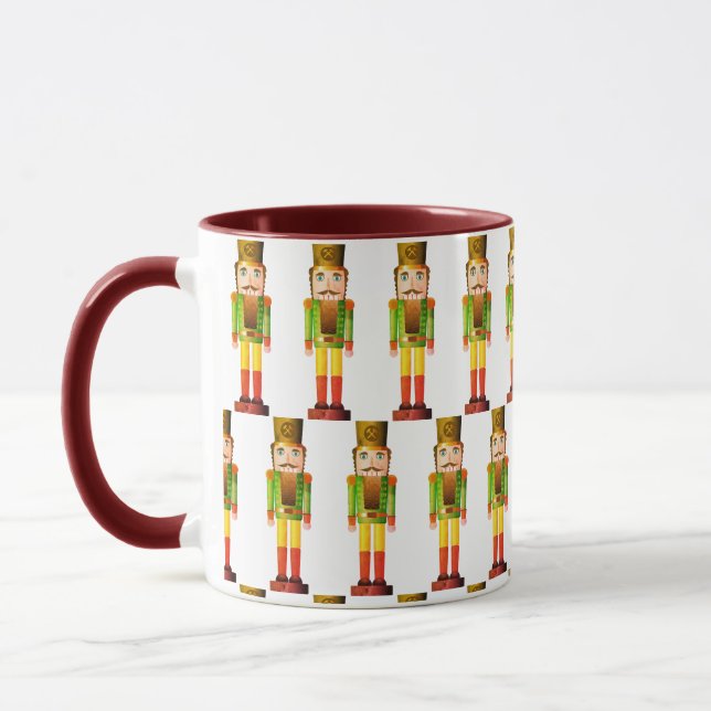 Nutcracker Soldier Christmas Mug (Left)