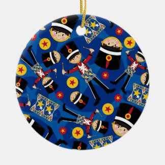 Nutcracker Soldier Playing Drums Ornament
