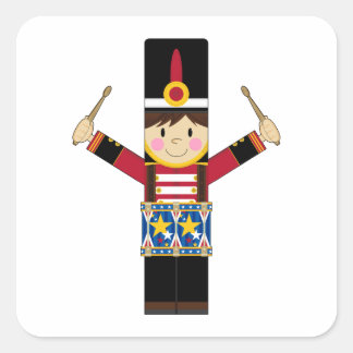 Nutcracker Soldier Playing Drums Sticker