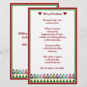 Nutcracker Soldiers Christmas Stationery