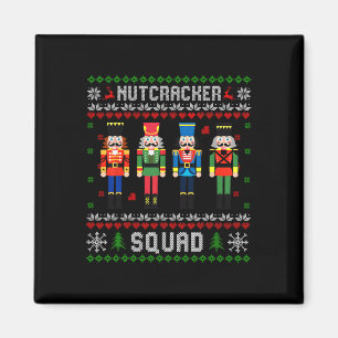 Nutcracker Squad Ballet Dance Christmas Matching F Magnet