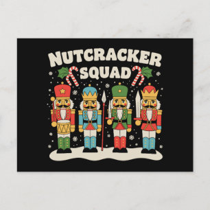 Nutcracker Squad Christmas Xmas Holiday Season Postcard