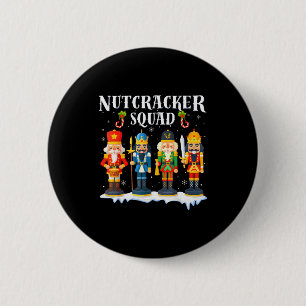 Nutcracker Squad Holiday Christmas Boy Girls Women 2 Inch Round Button