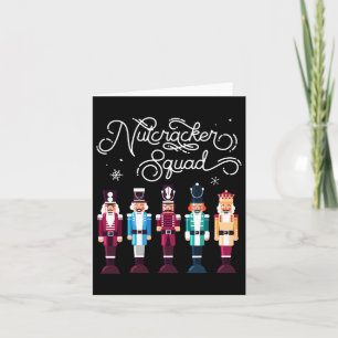Nutcracker Squad Holiday Christmas Boy Girls Women Card