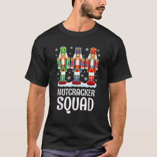 Nutcracker Squad Matching Family PJs Gift Christma T-Shirt