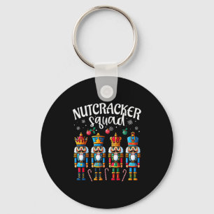 Nutcracker Squad Pajama Merry Christmas Toddler Bo Keychain