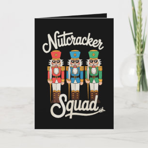 Nutcracker Squad Sunglasses Christmas Xmas Holiday Card