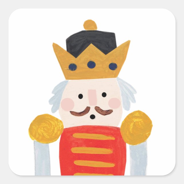 Nutcracker Square Sticker (Front)
