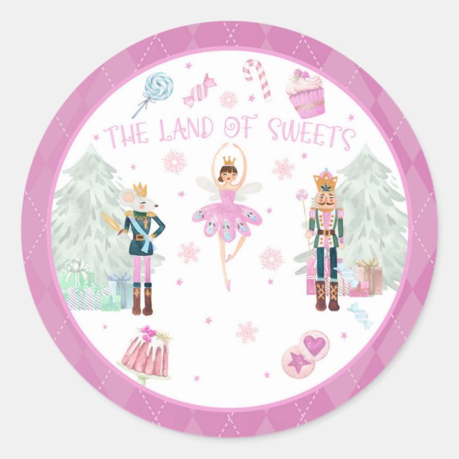 Nutcracker Sticker - The Land of Sweets (Front)