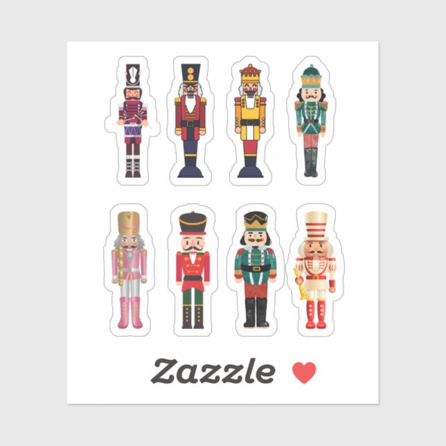 Nutcracker Stickers (Sheet)