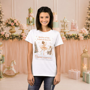 Nutcracker Sugar Plum Fairy Ballerina Mom T-Shirt