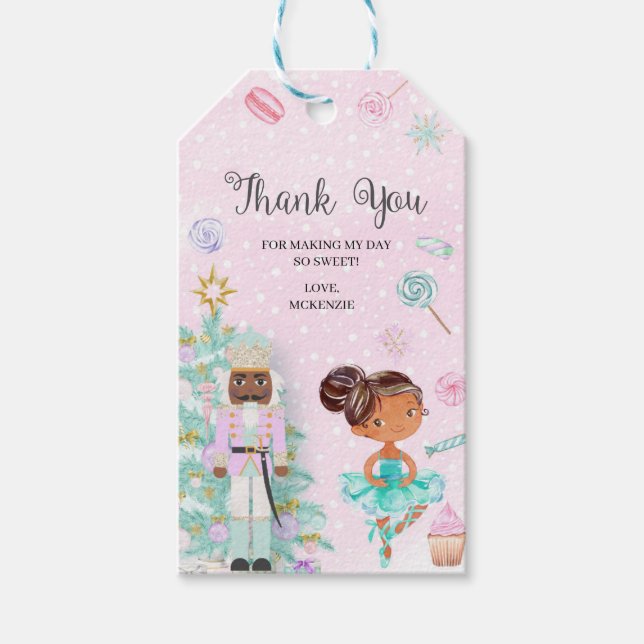 Nutcracker Sugar Plum Fairy Favour Tag (Front)