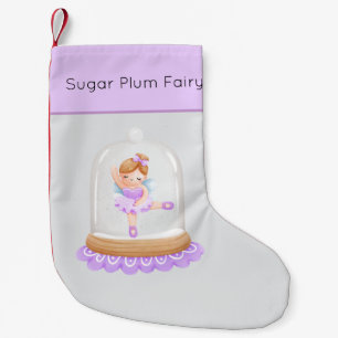 Nutcracker Sugar Plum Fairy Small Christmas Stocking