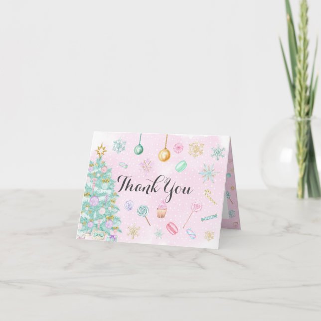 Nutcracker Sugar Plum Fairy Thank You Card (Front)
