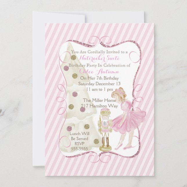 Nutcracker Suite Invitation (Front)