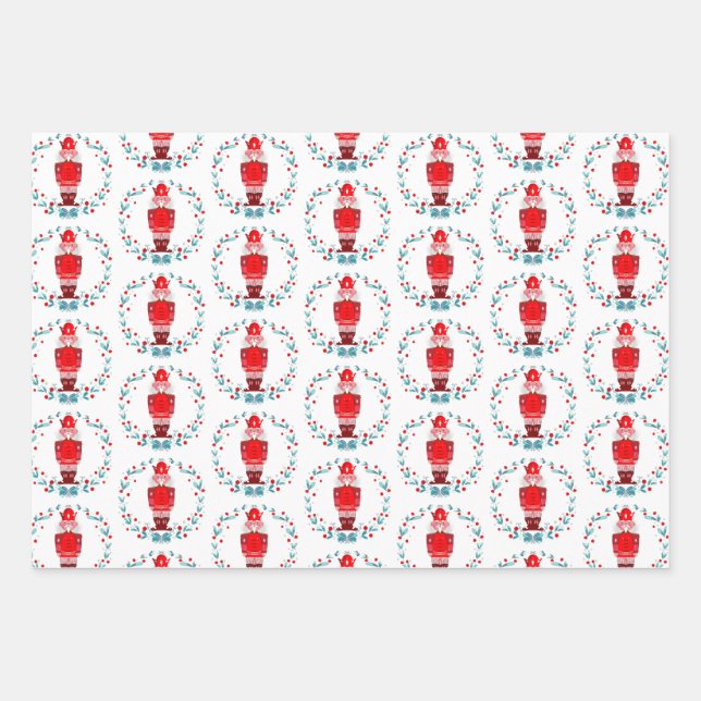 NutCracker T-Shirt Key Ring Classic Round Sticker  Wrapping Paper Sheet (Front)
