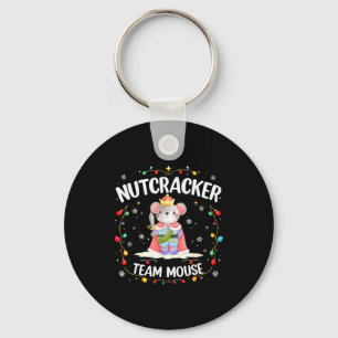 Nutcracker Team Mouse Christmas Dance Ballet Merry Keychain