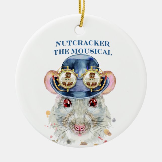 Nutcracker the Mousical - Ceramic Ornament (Front)