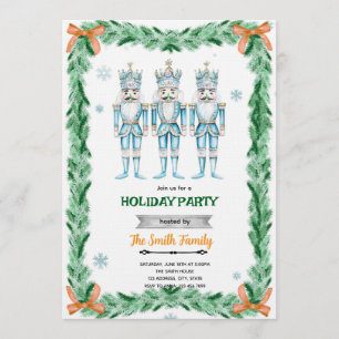 Nutcracker theme party invitation