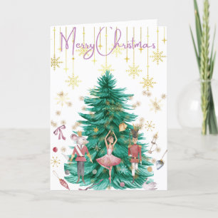 Nutcracker themed holiday card